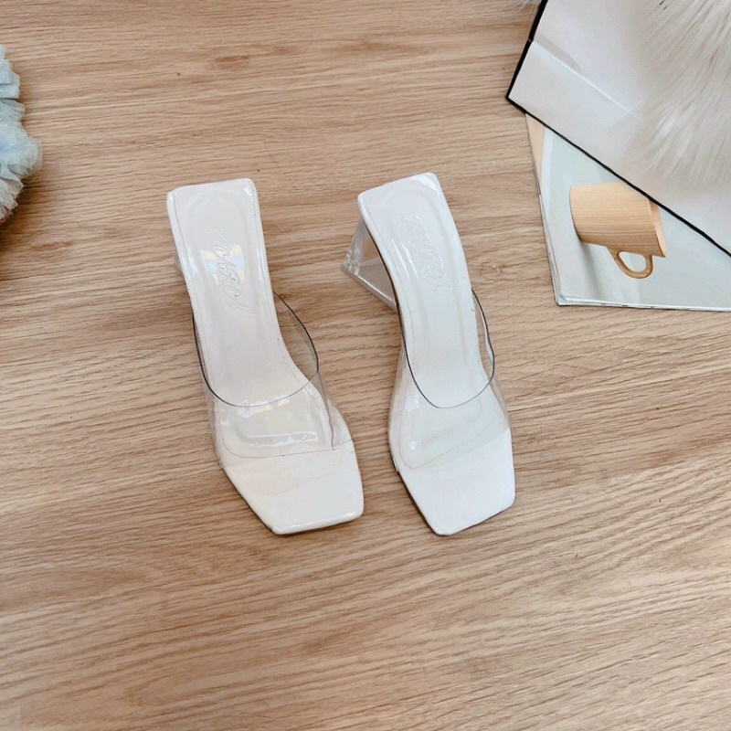 [Shop bán buôn] Guốc tam giác quai trong gót trong đẹp xuất sắc
