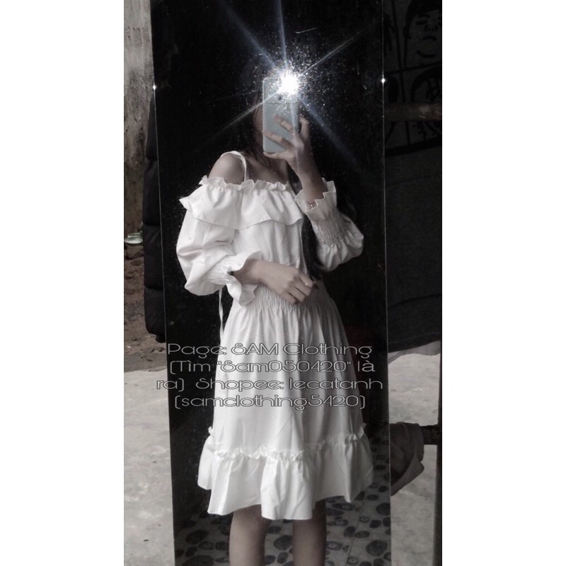 [Mã FAMAYWA2 giảm 10K đơn 50K] Váy trễ vai xinh | BigBuy360 - bigbuy360.vn