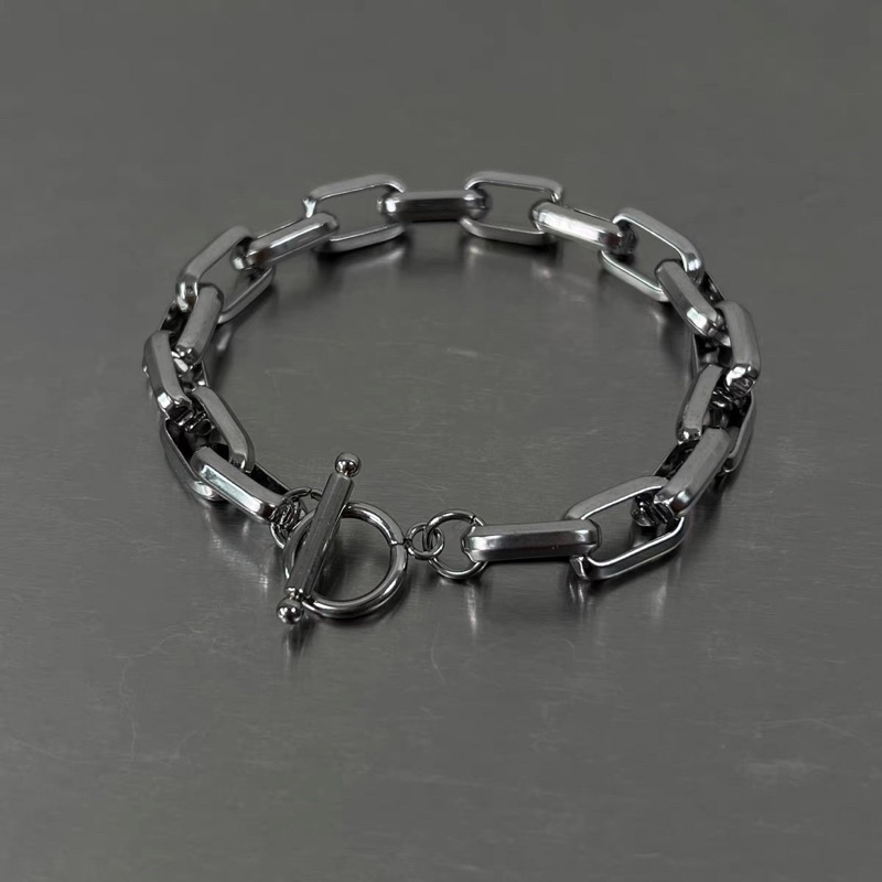 Vòng tay thép bện thép không gỉ không bay màu