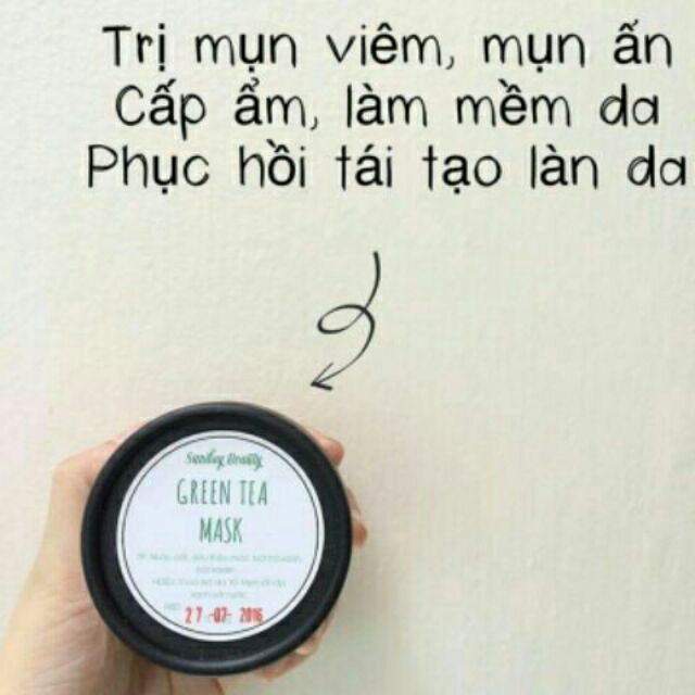 Mặt nạ trà xanh handmade | BigBuy360 - bigbuy360.vn