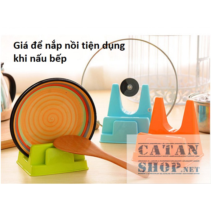 Khay gác Nắp Nồi đa năng. Kệ gác Vung nồi gác Dao thớt nắp nồi tiện dụng khi nấu ăn GD308-GacNapNoi (màu ngẫu nhiên) | BigBuy360 - bigbuy360.vn