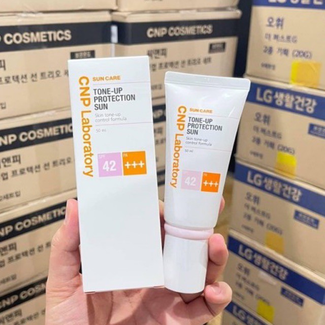  [Hàng sẵn] Kem chống nắng CNP Laboratory Tone up Protection Sun SPF42 PA+++