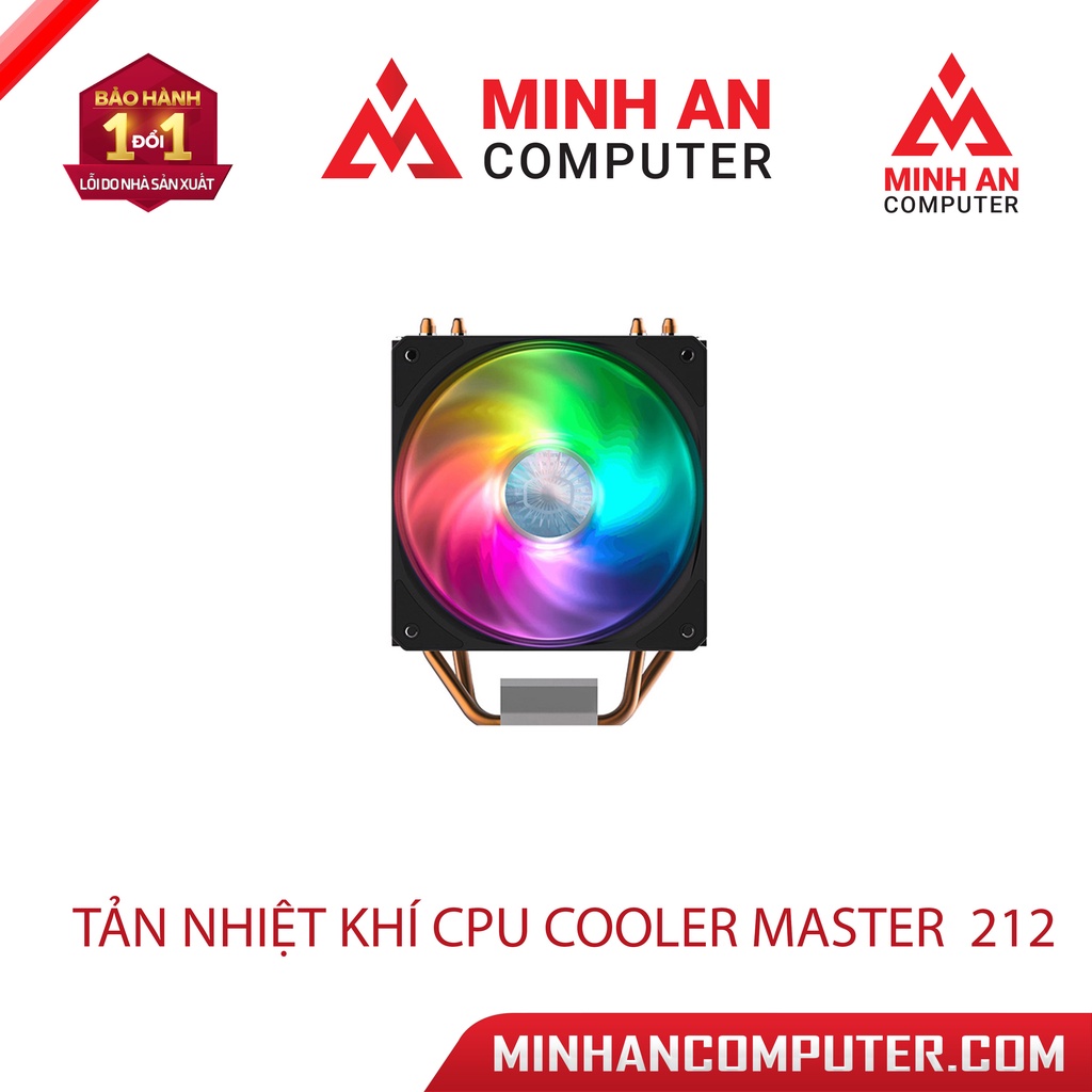 Tản nhiệt khí CPU Cooler Master Hyper 212 ARGB Hàng chính hãng