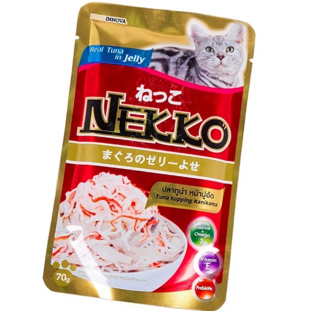 Pate Nekko cho mèo nhập khẩu Thái Lan