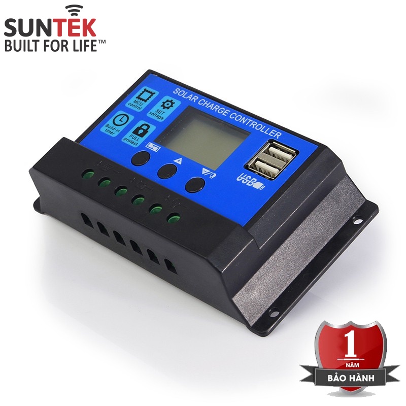 Bộ Điều Khiển Sạc Năng Lượng Mặt Trời 60A SUNTEK Solar Charge Controller - Tối ưu Nguồn điện sạc từ Tấm Pin NLMT