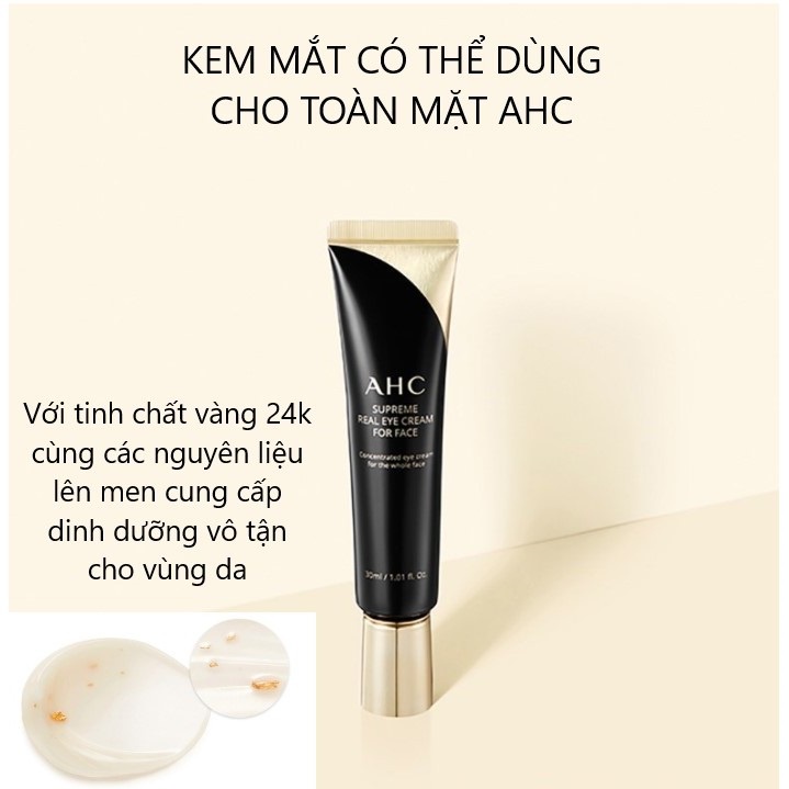 Mẫu mới - Kem mắt AHC The Real Eye Cream for face của AHC.