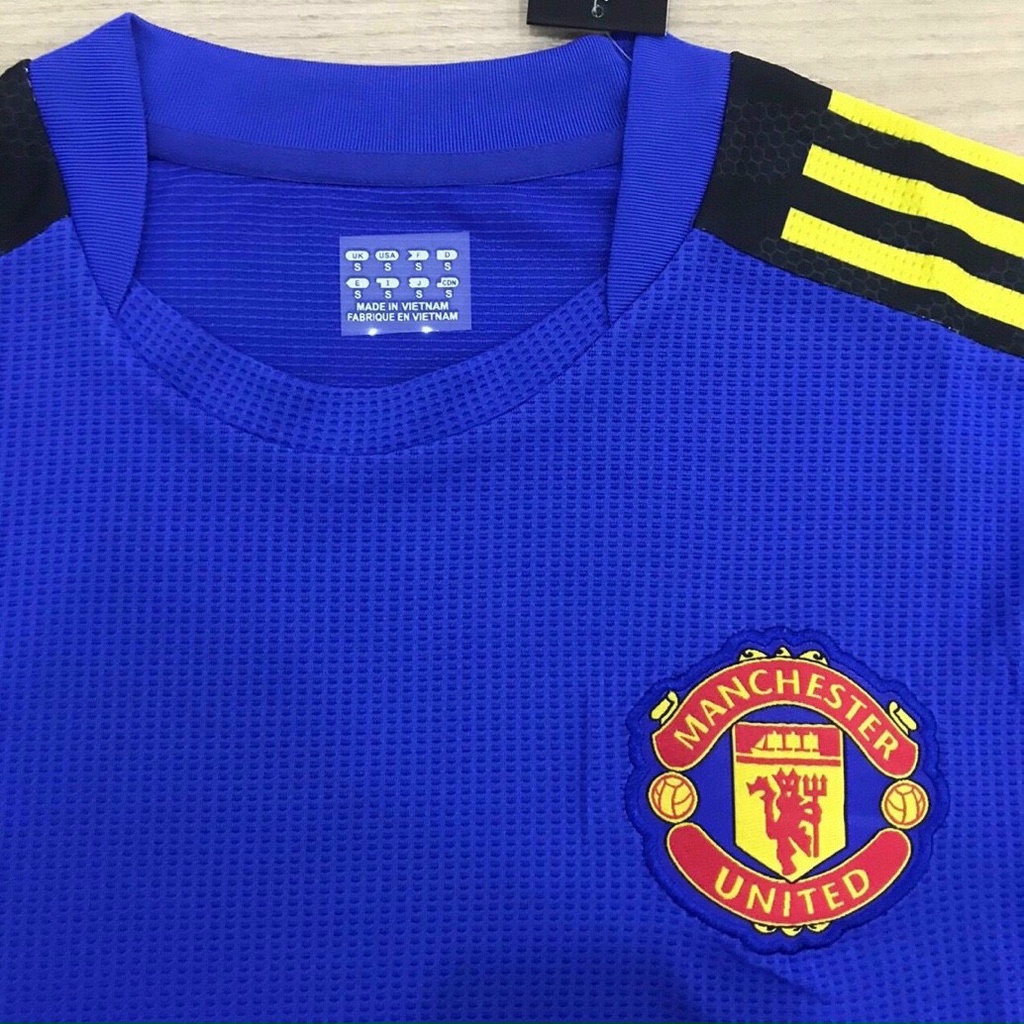 Áo Bóng Đá MU Training Xanh Quần Có Túi 21/22 ⚡FREESHIP⚡ Bộ Đá Banh CLB Manchester United 2021/22 Bản Gai Thái Xịn