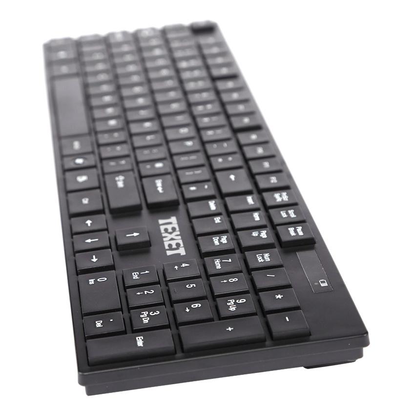 Bàn phím không dây Texet WK-01 (Đen) | BigBuy360 - bigbuy360.vn