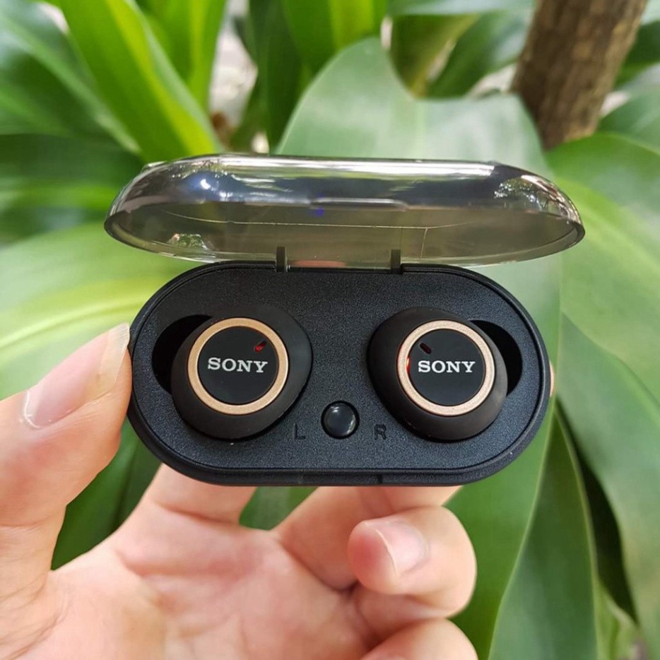 TỔNG CỦ XẢ  ( Nghe Không Hay Hoàn Tiền 100% )Tai nghe Bluetooth Đen Sony sport TWS-D76 Rất ấm Bass-treble rõ ràng TỔNG C