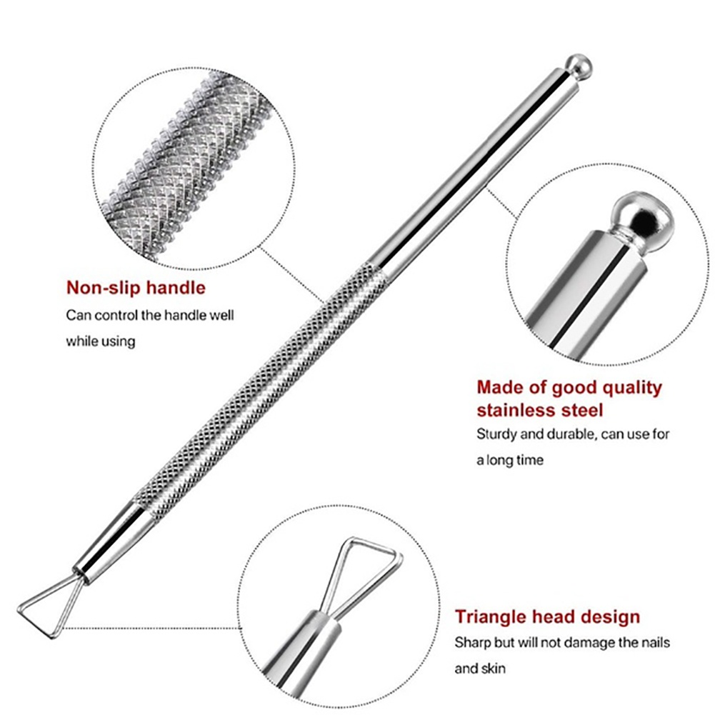 Dụng Cụ Tẩy Sơn Móng Tay Bằng Thép Không Gỉ Tiện Dụng