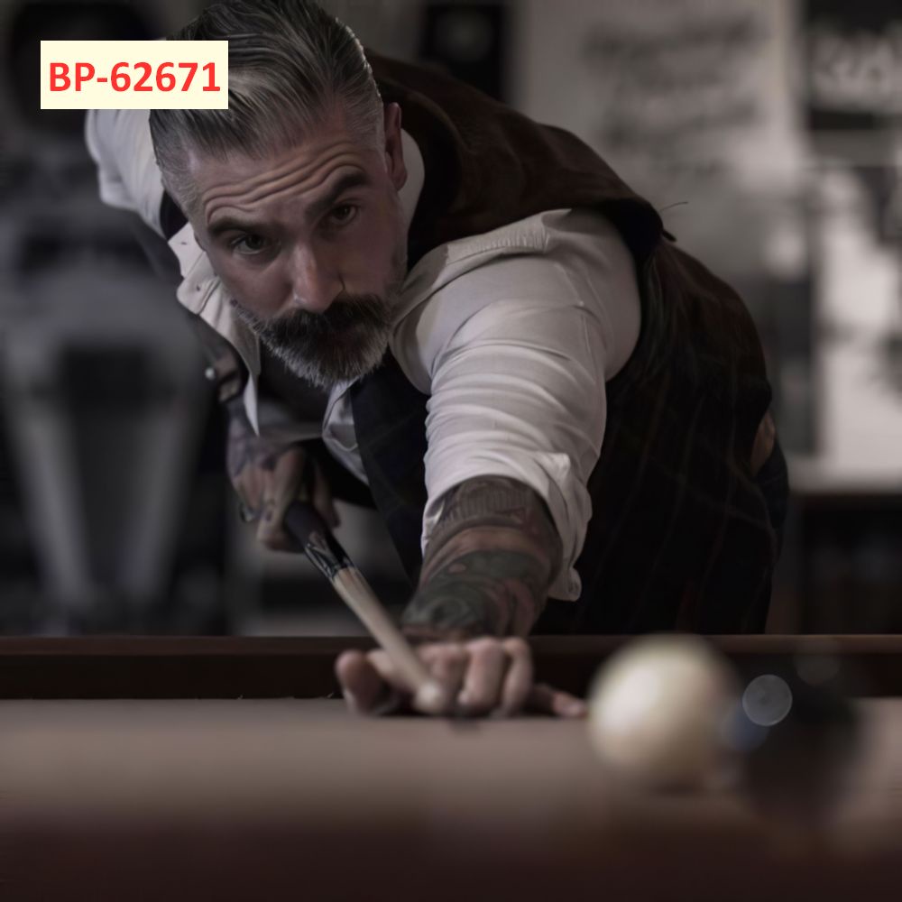 Tranh dán tường club bida 3D tặng kèm keo dán tường
