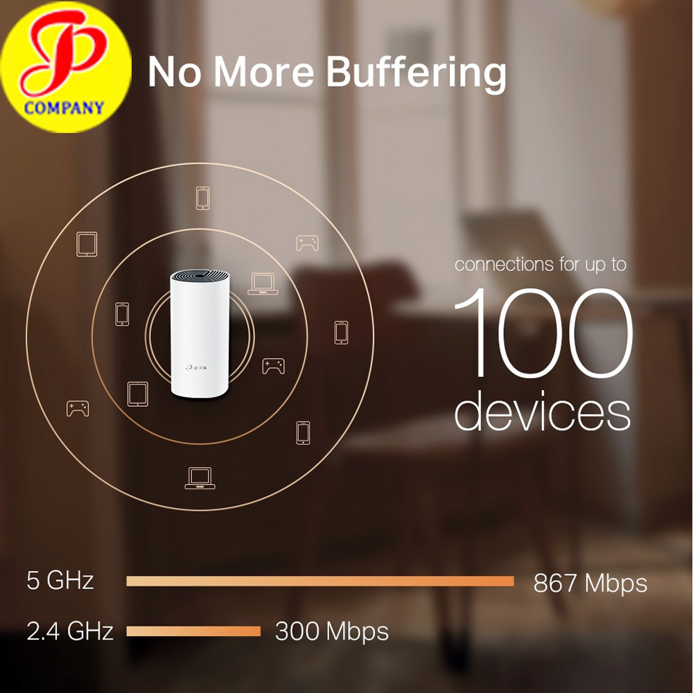 Bộ phát Wifi TP-Link Deco M4 (3 pack) Mesh Wifi - Chính hãng | BigBuy360 - bigbuy360.vn