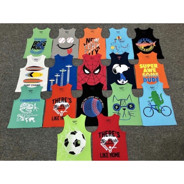 Áo ba lỗ sát nách bé trai Oshkosh size 1-5t
