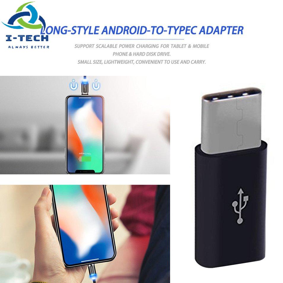 ⚡Khuyến mại⚡Universal USB 3.1 Type-C Connector to Micro USB Male to Female Converter Mini Portable USB-C Data Adapter Type C Device
