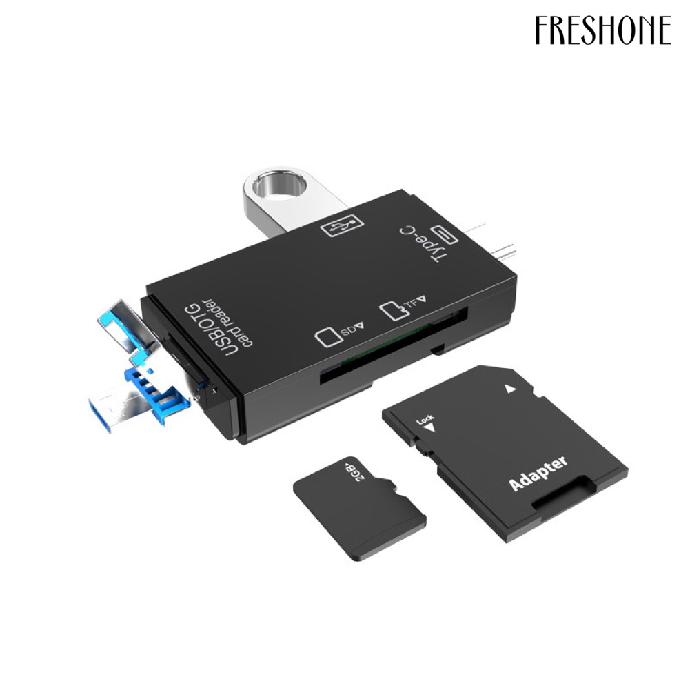 Đầu Đọc Thẻ Nhớ Tốc Độ Cao Type-C Cho Điện Thoại / Máy Tính