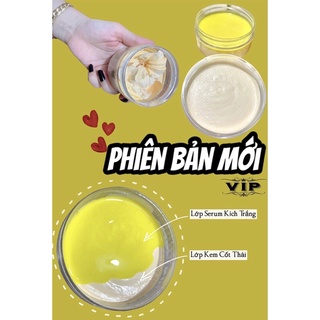 Kem dưỡng trắng da kem cốt thái hai tầng