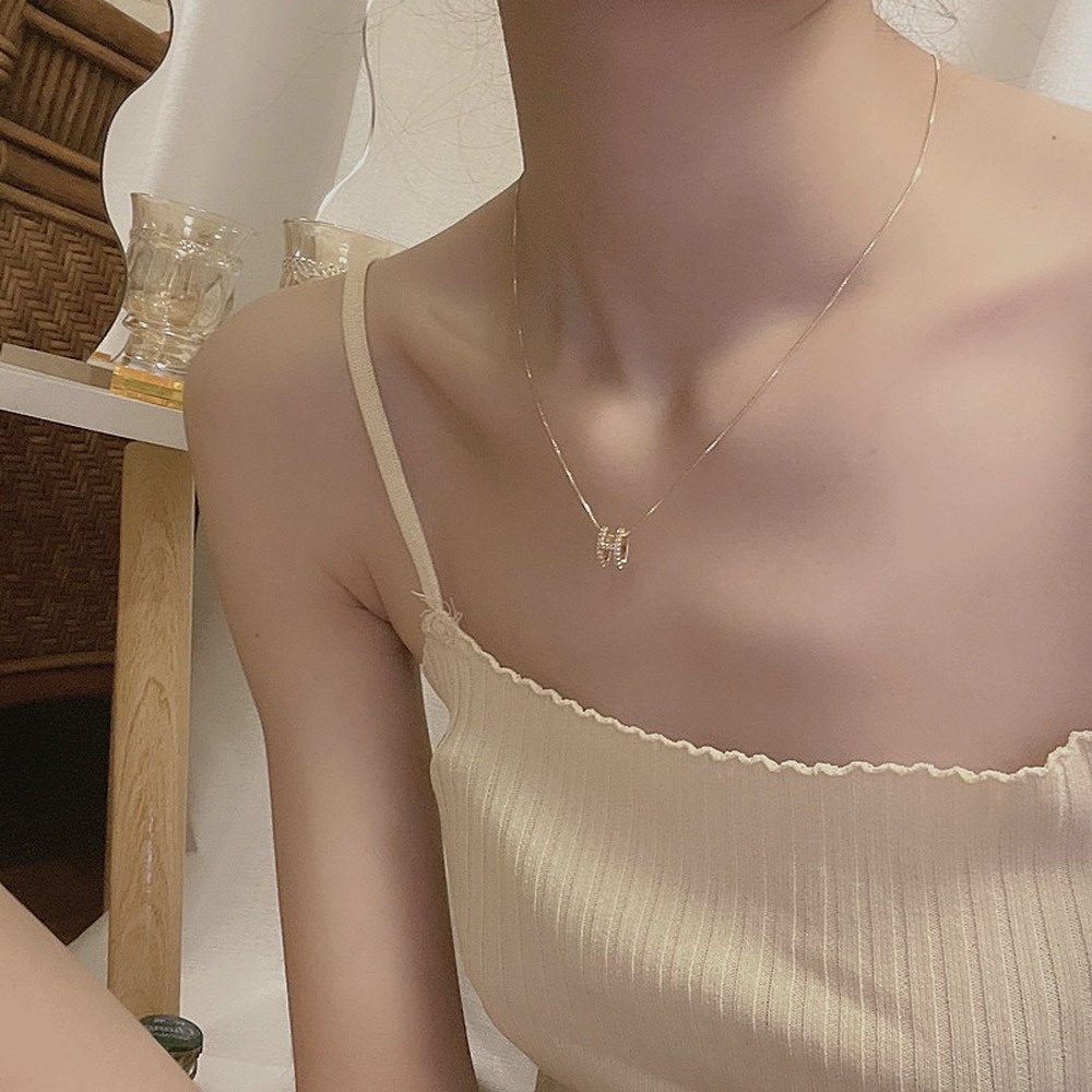 Vòng cổ Mặt Chữ H Phong Cách Hàn Quốc Thời Trang Cho Nữ