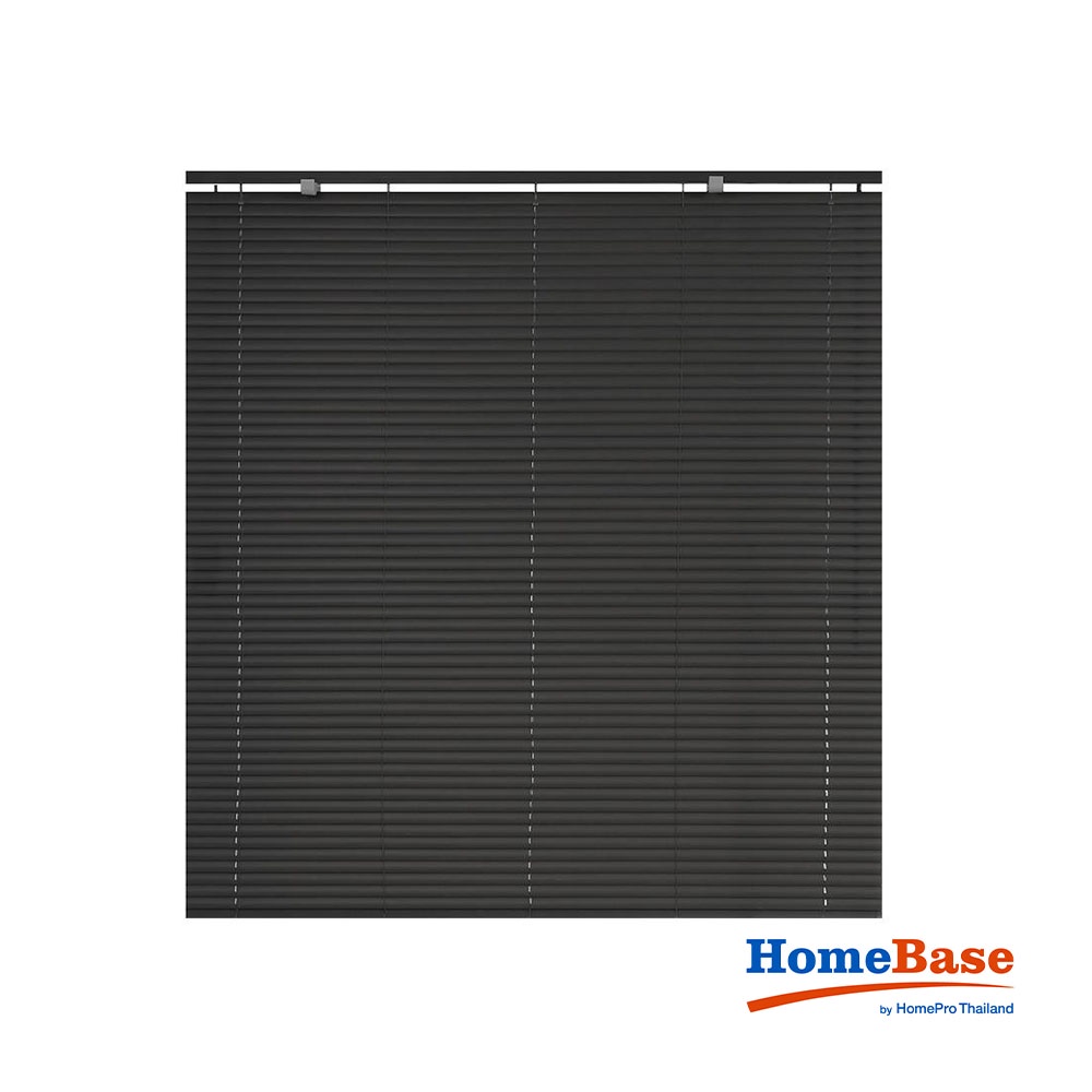 HomeBase HLS Rèm Màn cửa cuốn nhựa vinyl R120xC130cm màu xám đậm