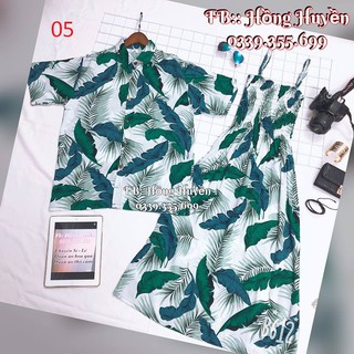 Váy maxi hoa quả( có cả bộ quần áo bán riêng)