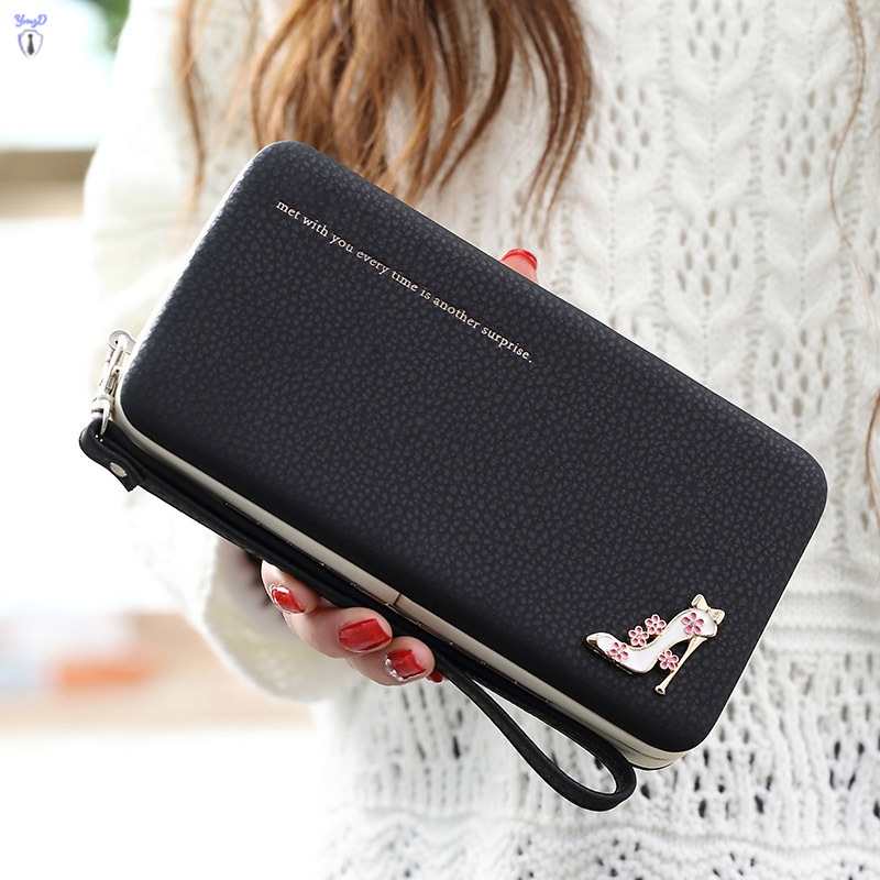 Ví Da Cầm Tay Dáng Dài Cho Nữ iPhone 6 Plus