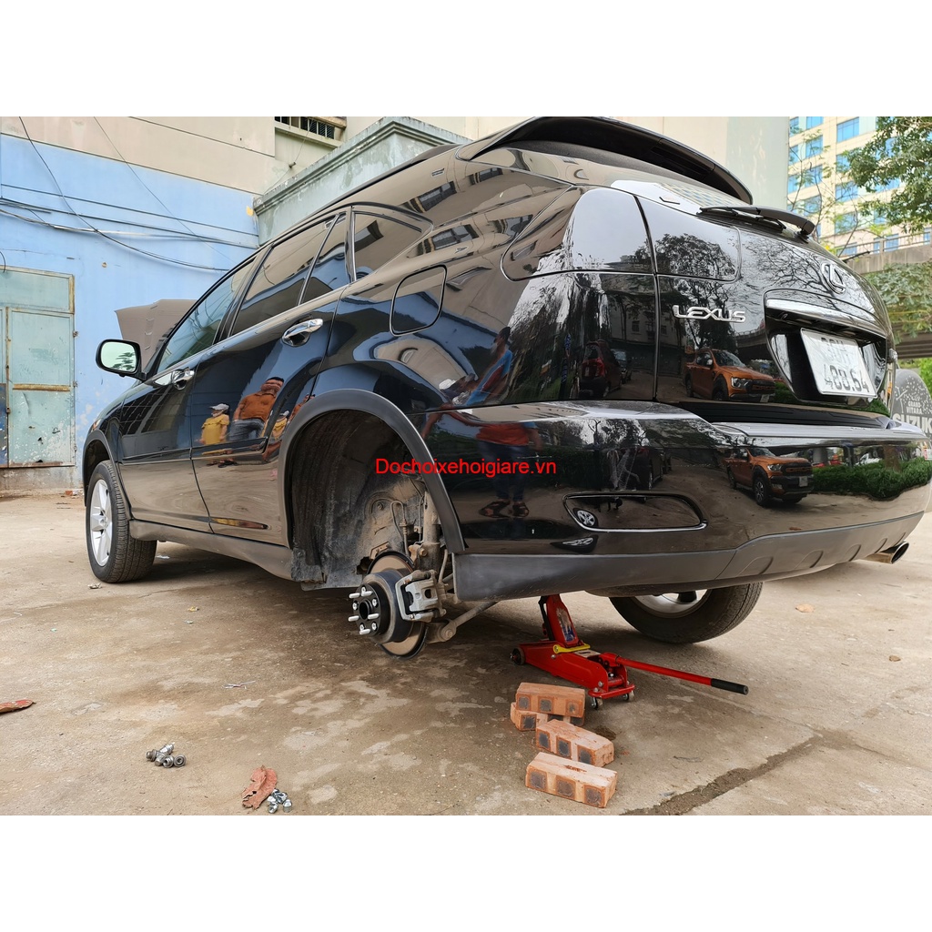 Miếng đệm lốp xe Lexus RX350 Wheel Spacers hợp kim nhôm có định tâm dày 30mm