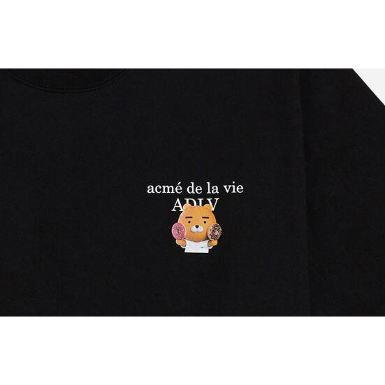 ADLV Áo thun cotton tay ngắn in hình thời trang