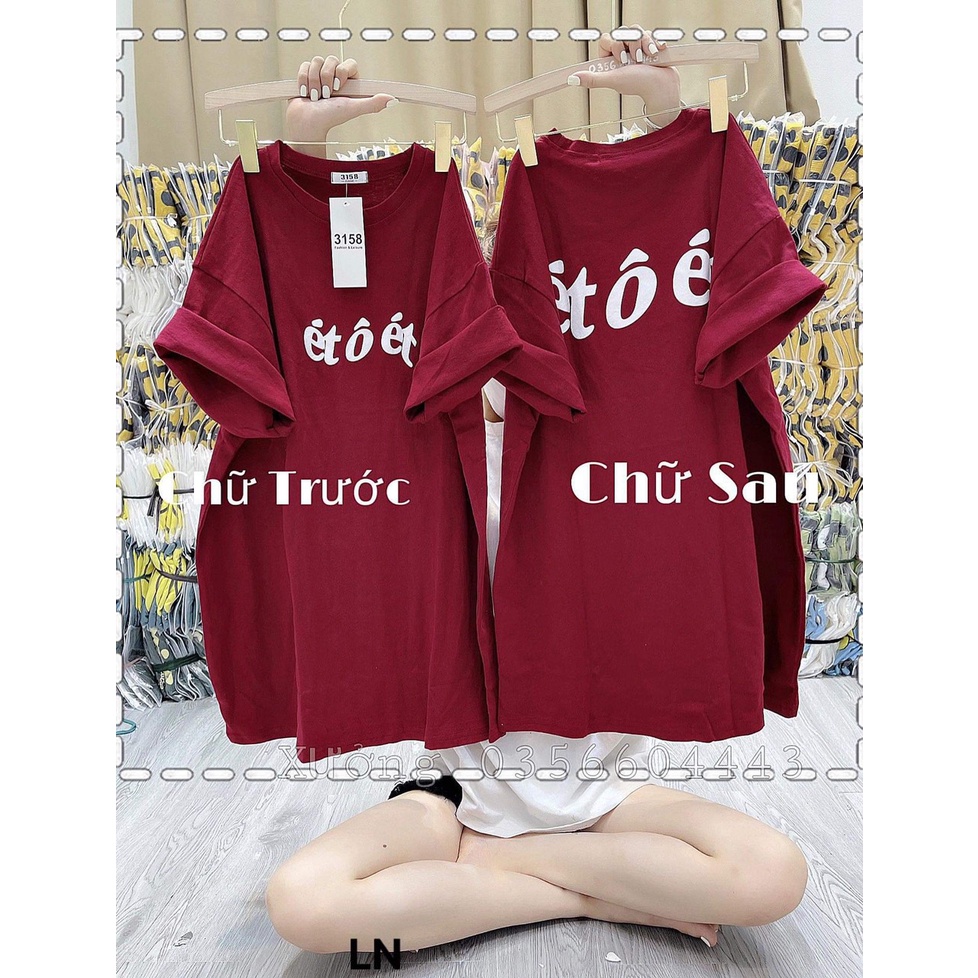 Áo phông ét ô ét chất cotton su 3C5T