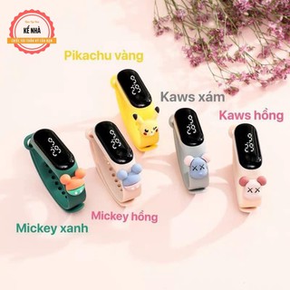 Vòng đeo tay, đồng hồ thông minh thể thao sticker hình thú, được chọn mẫu siêu hót, siêu đẹp