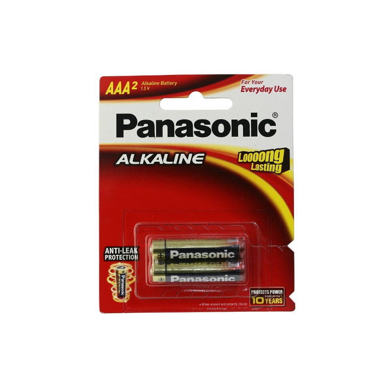 Pin kiềm - Alkaline AAA Panasonic LR03T/2B - Vỉ 2 viên, 1 vỉ, 12 vỉ, 48 vỉ