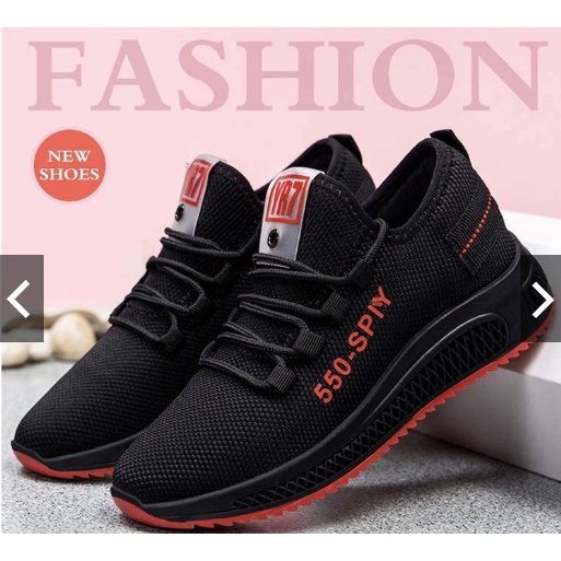 Giày Sneaker Nữ SPY-550 Đế 3D Chất Vải Thoáng Khí