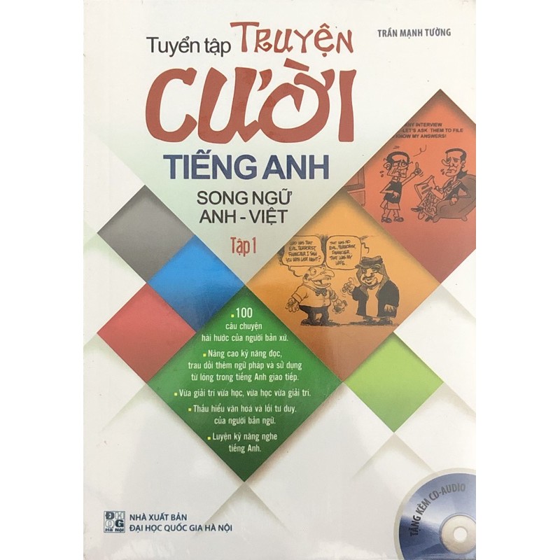 Sach Tuyển Tập Truyện Cười Tiếng Anh Song Ngữ Anh Việt Tập 1 Chinh Hang 60 450đ