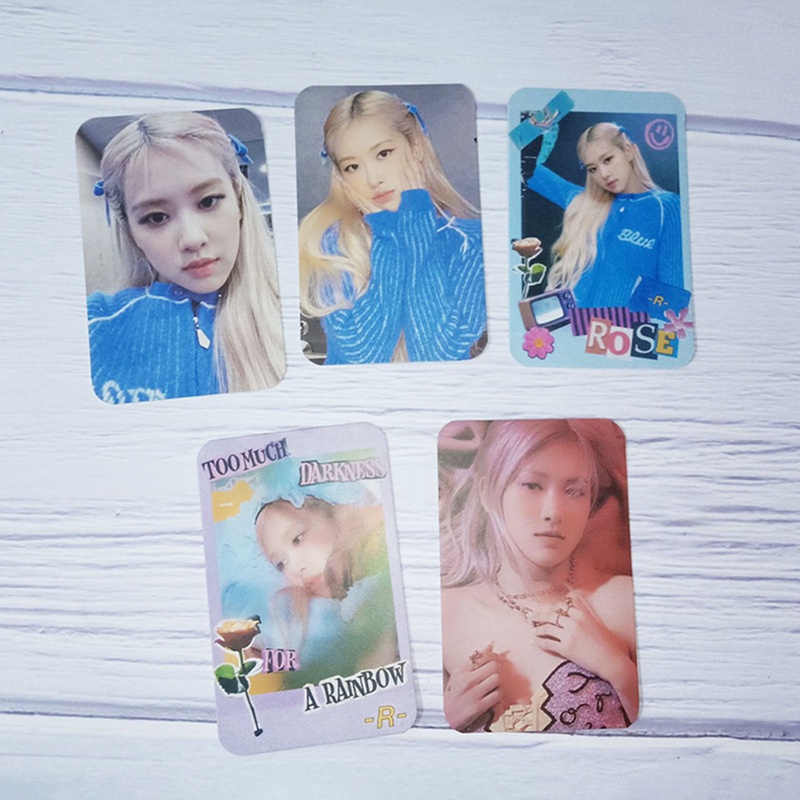 Bộ 5 ảnh thẻ của ca sĩ ROSE thiết kế độc đáo