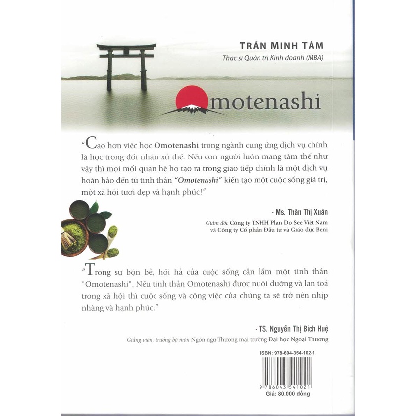 Sách - Omotenashi - Tinh Thần Dịch Vụ Nhật Bản: Cẩm Nang Giao Tiếp Kinh Doanh Với Người Nhật