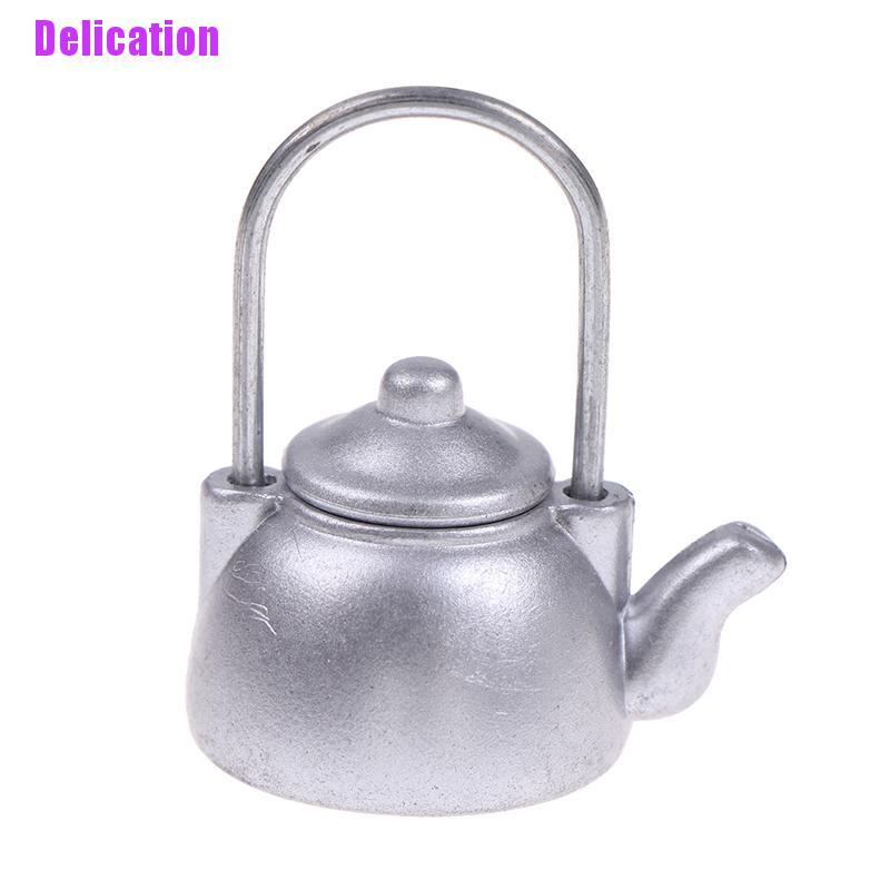 Bộ 3 mô hình ấm trà và cốc mini trang trí nhà búp bê