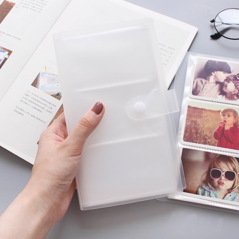 Album Ảnh Lấy Liền Mini 120 / 240 Ngăn Phong Cách Hàn Quốc Cho Fujifilm Instax Mini