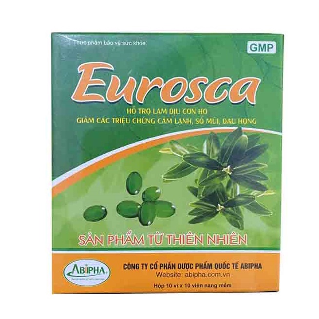 HỖ TRỢ LÀM DỊU CƠN HO EUROSCA &amp; EUROSCA FORT