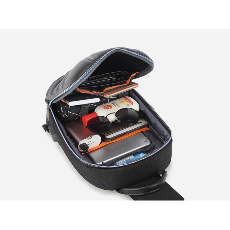 Túi đeo chéo nam tích hợp khóa chống trộm chống nước cao cấp phong cách mới