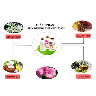 SỮA DƯỠNG TRẮNG DA TOÀN THÂN CDY