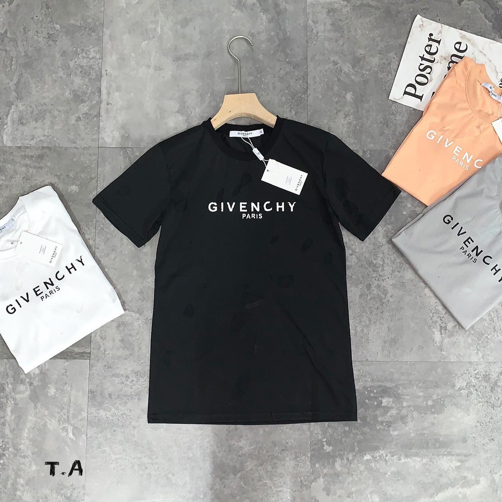 ÁO T-SHIRT GIVENCHY RÁCH LOANG