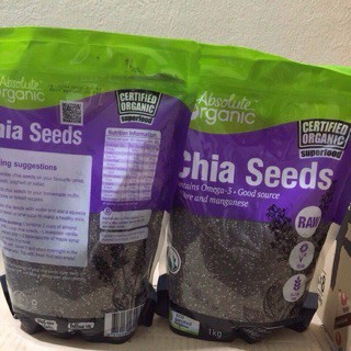 1kg Chia Úc tím Organic