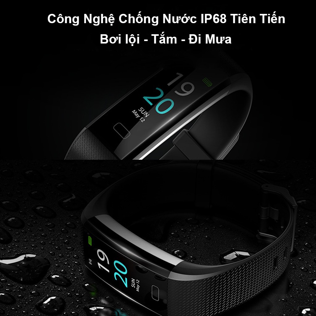 [CHỐNG NƯỚC] Đồng Hồ Nam Nữ Thông Mình S5 Plus Tích Hợp Đo Nhịp Tim, Bước Chân Chuẩn Xác Chống Nước IP68