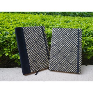 Sổ tay Handmade không dòng kẻ/ có dòng kẻ A5 bìa cói FDC-GM Blueangel