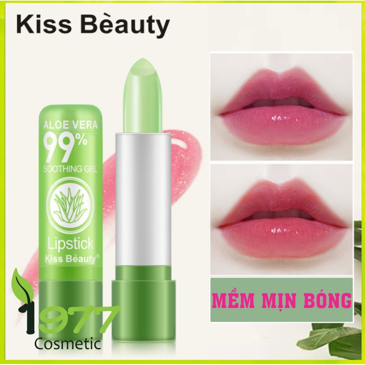Son Môi Dưỡng Ẩm Cao Cấp Tinh Chất Nha Đam Giúp Môi Mềm Mịn Căng Bóng ALOE VERA- 1977 Cosmetic | BigBuy360 - bigbuy360.vn