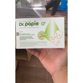 Gạc rơ lưỡi/Tưa lưỡi Dr.papie cho bé