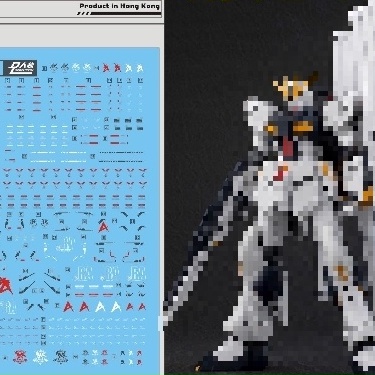 Decal trượt nước DL DALIN 101 RG 33 1 / 144 RX-93 NU HWS