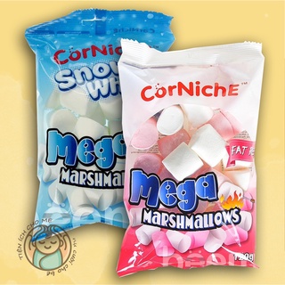 Kẹo Marshmallow Mega 120g kẹo xốp bông gòn Corniche Snow White