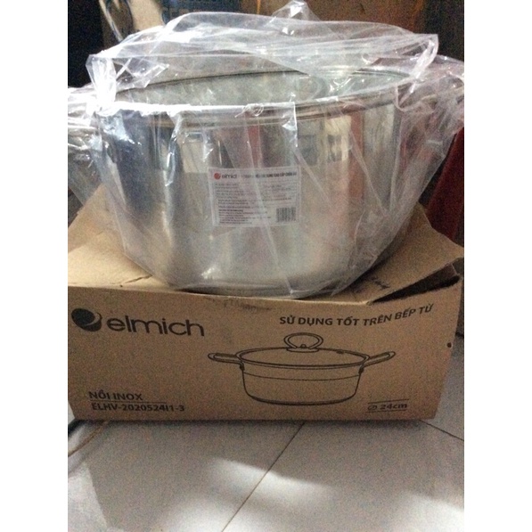 nồi inox elmich 24cm