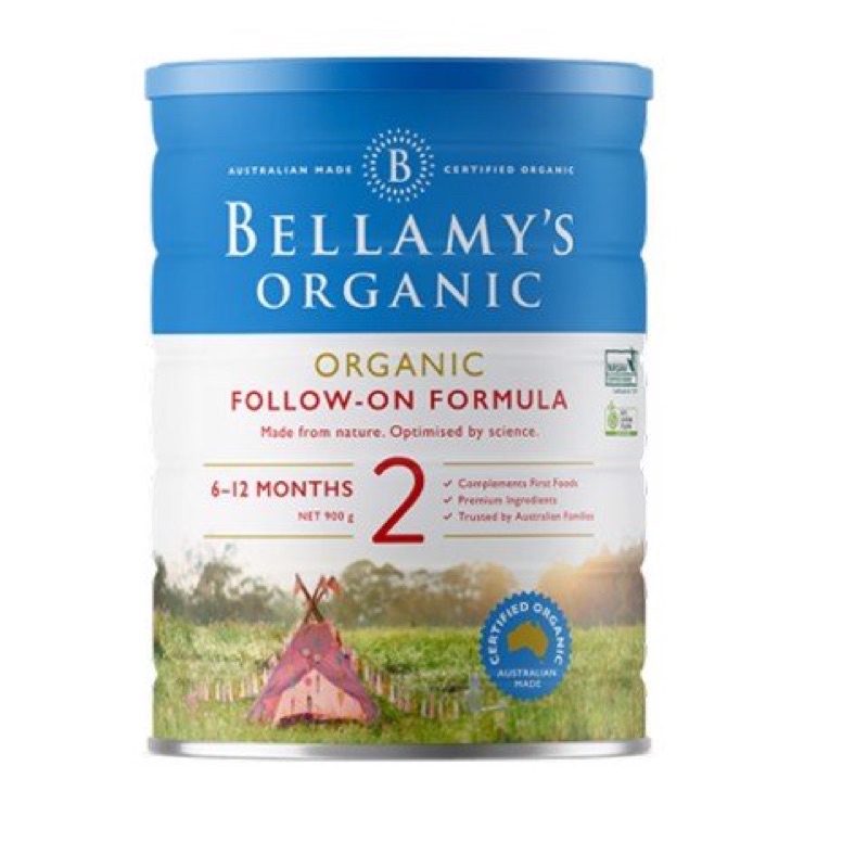 Sữa Bột Bellamy's Organic Số 1/2/3(900g)