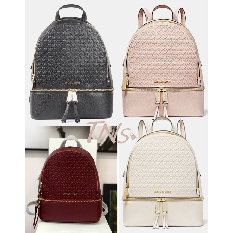 TNS - Ba lô M.Ki Debossed Logo Rhea Medium Backpack 30S0GEZB2 4 MÀU