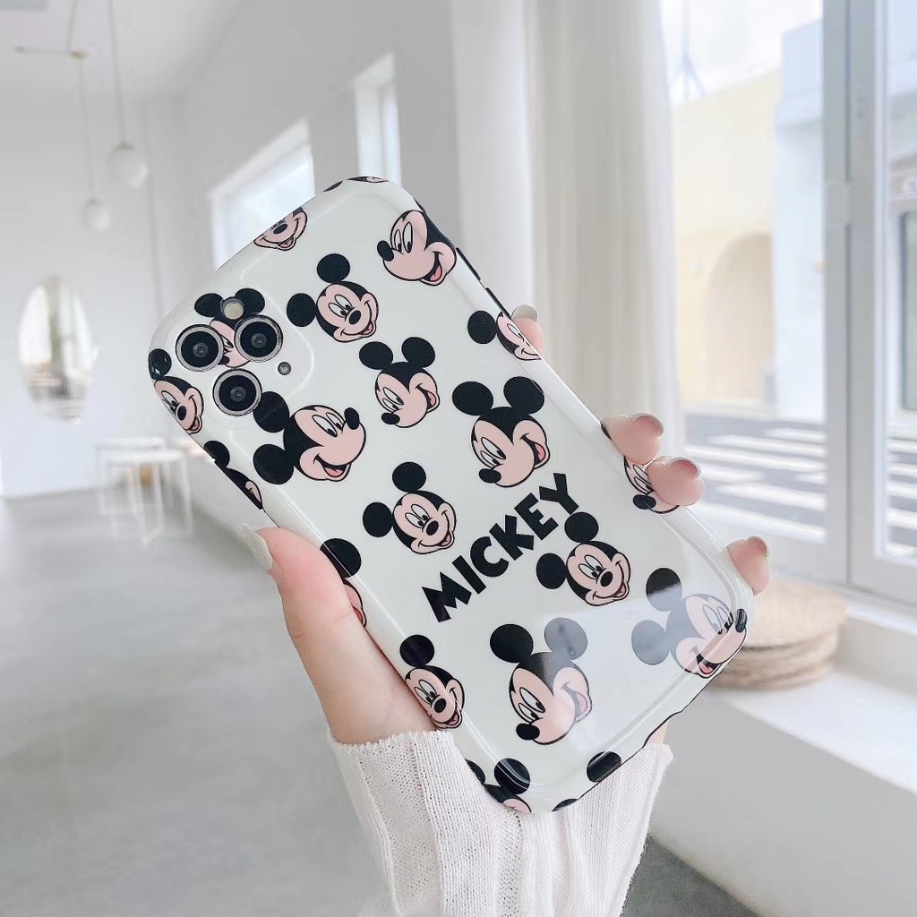 Ốp điện thoại mềm họa tiết Mickey/Minnie đáng yêu cho iPhone11 11Promax 7Plus 7 8 8 X XR XSmax SE2020 | BigBuy360 - bigbuy360.vn